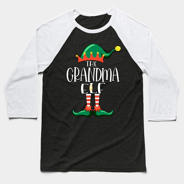 ELF Family - The GRANDMA ELF Family Baseball T-Shirt by Bagshaw Gravity